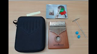 Unboxing amicisound Kalimba with protective case [upl. by Ries]