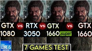 GTX 1080 vs RTX 3050 vs GTX 1660 Super vs GTX 1660  Test In 7 Games  How Big The Difference [upl. by Desiri]