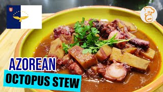 Azorean Octopus stew  Polvo guisado à moda dos Açores [upl. by Noevad]