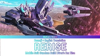 Gundam build Divers ReRise – Opening 1 Full『 RERISE 』 Lyrics [upl. by Scoville434]