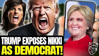 Trump EXPOSES Nikki as Democrat Plant as Libs CAUGHT Voting for Haley Nikkis Top Donor is a DEM [upl. by Eniar]