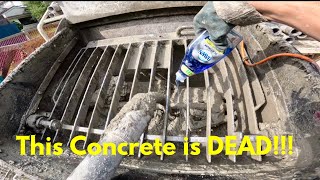 KILLING CONCRETE with DISH SOAP [upl. by Adilem]