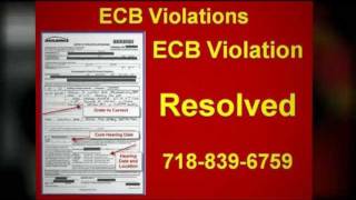 ECB Violations  Help Right Now for Your ECB Violation and ECB Violations [upl. by Eidoc]