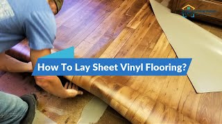 How To Lay Sheet Vinyl Flooring How to Installation 2023 Full Guide Video Vinyl Flooring [upl. by Ehc]