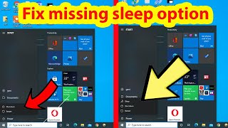 How to enable Sleep mode in Windows 10 [upl. by Noslrac912]