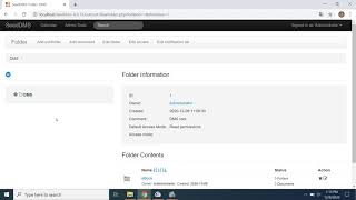 Create Folder  SeedDMS Document Management System Cloud Web Based [upl. by Nnylsor]