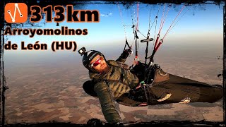 300Km en Parapente Arroyomolinos de León [upl. by Vivl]