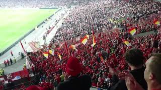 Eiserne singen die Halbzeit durch  BundesligaRelegation VfB Stuttgart  1 FC Union Berlin [upl. by Onit]