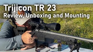 Trijicon AccuPoint 520x50 TR23 Scope Review and How to mount a scope [upl. by Dixon]