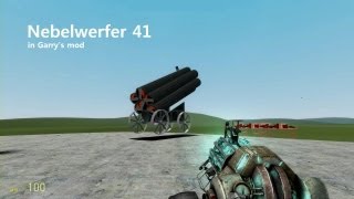 Made Nebelwerfer 41 in Garrys mod [upl. by Pisano]