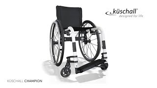 KÜSCHALL CHAMPION folding wheelchair [upl. by Nnednarb721]