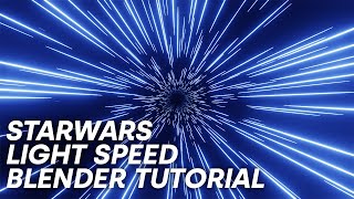 Create the Light Speed Star Wars Effect in Blender amp Eevee Blender Tutorial [upl. by Julietta]