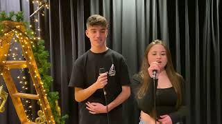 Shayne van Kersbergen amp Shalissa Erkens zingen Mistletoe cover Justin bieber [upl. by Entwistle]