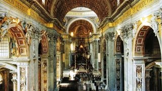 Basilica di San Pietro Città del Vaticano  INTERNO INTEGRALE  videomix [upl. by Malha717]