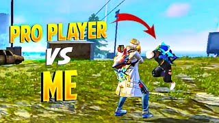 I MET A PRO PLAYER🔥LETS SEE WHO IS THE BEST 💯SOLO VS SQUAD [upl. by Akerdnahs]