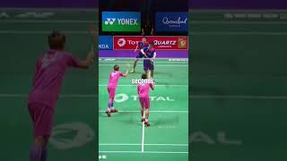 17shots badminton rally within 6 seconds shorts badminton [upl. by Pearle]