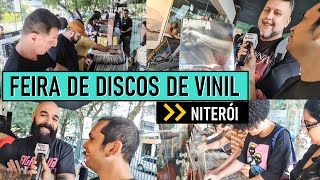 FEIRA DE DISCOS DE VINIL EM NITERÓI  O QUE ACHAMOS [upl. by Sel]