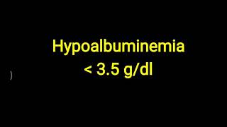 Hypoalbuminemia [upl. by Albarran]