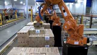 ABB Robotics  Palletizing Cartons [upl. by Herr]