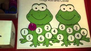 Frogs Roll and CoverPreschool Activity [upl. by Natascha]