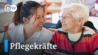 Deutschland Pflegekräfte aus der Ferne  World Stories [upl. by Kacy]