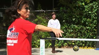 Pickleball 411 How to Set Up a Temporary Pickleball Court [upl. by Milano]