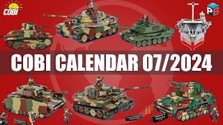 📅 July premieres from COBI  072024  Tanks planes trains cobi bricks [upl. by Aymer]