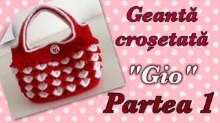 Geanta crosetata Gio Partea1 [upl. by Ecirtal]