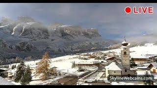 Live Webcam from Colfosco  Italy [upl. by Hardman836]