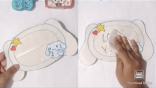 PAPER SANRIO BOARD  How to make diy sanrio whiteboard  mini sanrio board  diy cute crafts [upl. by Bury]