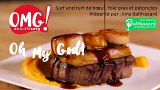 Surf and turf de bœuf foie gras et pétoncles [upl. by Narine]