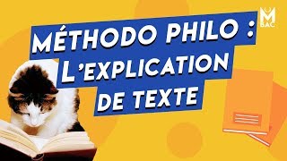 Méthode Bac  Philo lexplication de texte [upl. by Laeno]