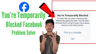 youre temporarily blocked facebook login [upl. by Eellehs]