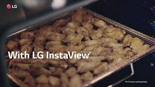 LG Instaview Ranges Knock Twice to See What’s Cooking [upl. by Alyn]