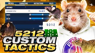 5212  Ultimate Rat Custom Tactics 🐀 🎯 Best FC 24 Custom Tactics ✅ [upl. by Nader]