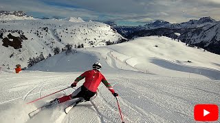 SKI CARVING IN ITALY [upl. by Joh]