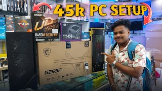 45k PC build  video editing Gaming Student work  Mondal para [upl. by Dardani]