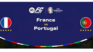 🇵🇹 Portugal vs France 🇫🇷  EURO 2024 QuarterFinal THRILLER  EAFC 24 Highlights [upl. by Tanny]