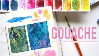 Painting with GOUACHE [upl. by Golden658]