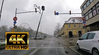 Ludwigsburg Schnee im April  4K [upl. by Alram]