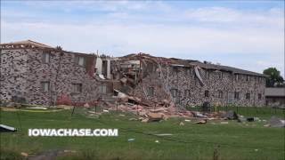 Vinton Iowa Tornado Damage [upl. by Faustena853]