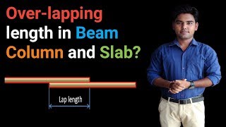 Overlapping Length in Beam Column and Slab [upl. by Darren]