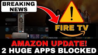 FIRESTICK BLOCKS 2 HUGE APPS [upl. by Bohun]