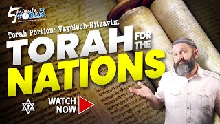 VayelechNitzavim  5 Minute Torah  Messianic Commentary on the weekly Torah Portion [upl. by Graves]