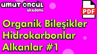 Organik Bileşikler 1  Hidrokarbonlar  Alkanlar 1  PDF [upl. by Fletch]