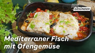 Mediterran essen  Fisch aus dem Backofen  AOK [upl. by Erdman]