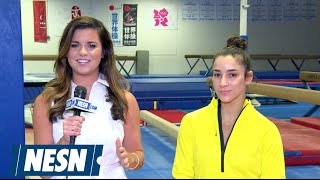 Gymnast Aly Raisman Heads To Rio For Second Olympic Games [upl. by Wettam]