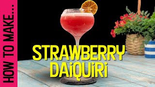 How to make a Strawberry Daiquiri Cocktail [upl. by Llenrod]