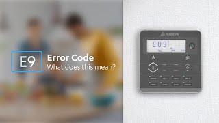 What to do when you have an E9 error code on your ActronAir LR7 controller [upl. by Ecilahs]