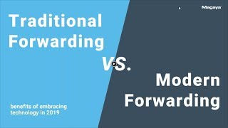 Traditional Forwarding Vs Modern Forwarding  Freight Forwarding Software and Automation Technology [upl. by Eitsim483]